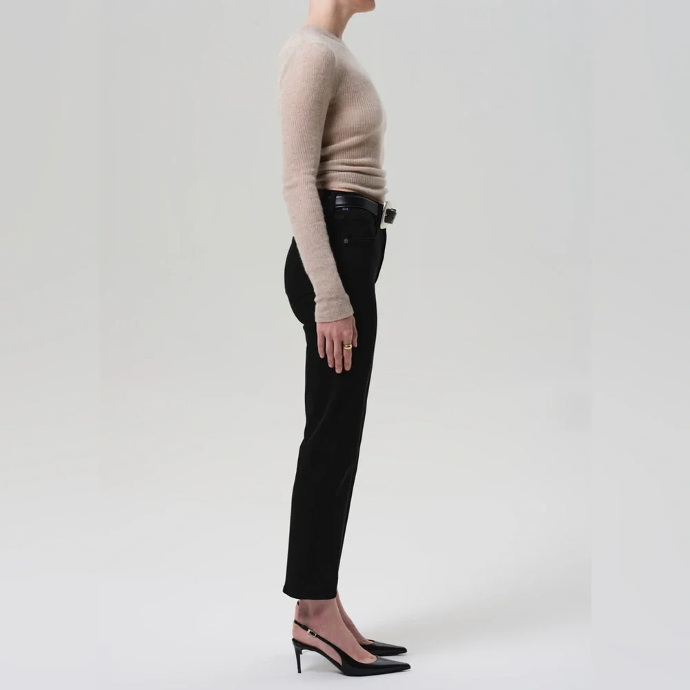 Citizens Of Humanity Caia Straight Plush Black - Picture 3 of 9